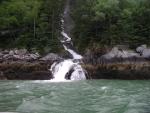 Waterfalls on way to Juneau