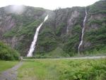 Bridal Veil Falls - north of Valdez