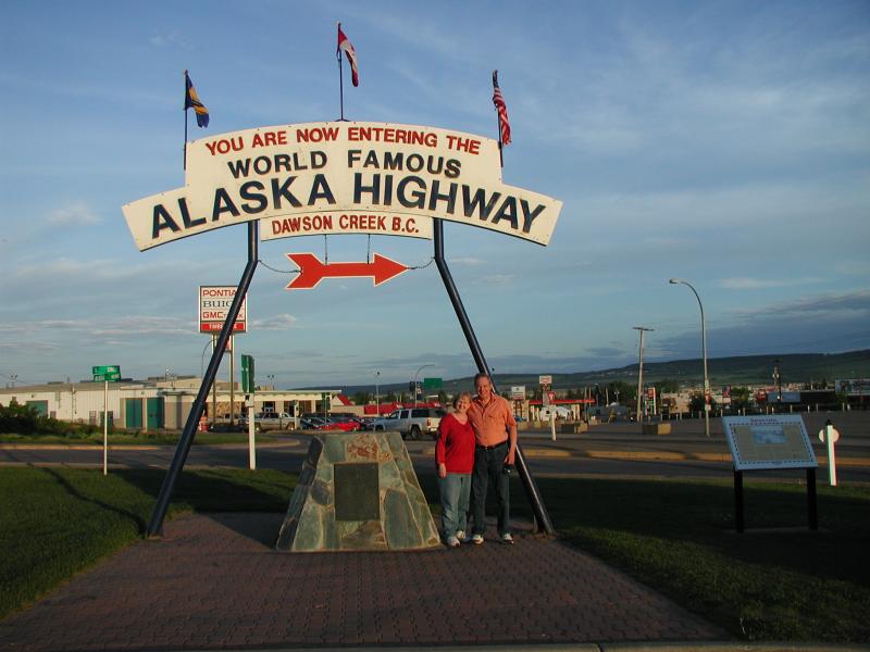Made it to Mile "0" The Alaska Highway!