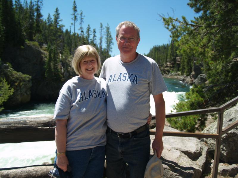 Bonnie and Bruce at Canyon Falls