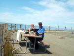Lunch at the RV park in Pacifica CA.
