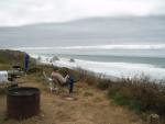 Camped along the Pacific Coast