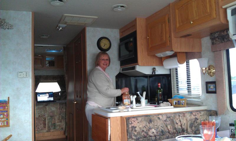Bonnie in her kitchen