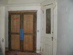 The bedroom doors installed
