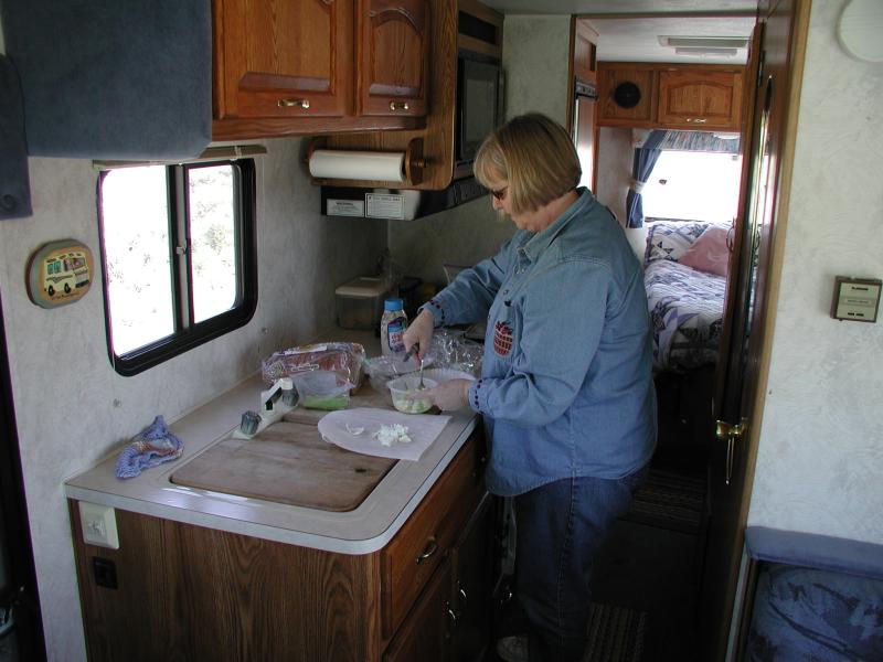 Bonnie is making lunch