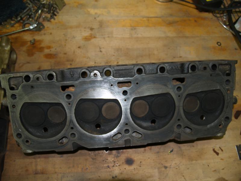 Drilled the push rod hole in the heads to 9/16 inch