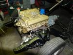 Engine and Transmission installed on frame