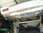 Rear underbody rust