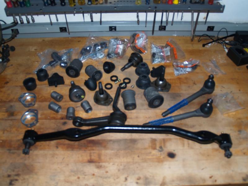 New suspension/steering parts
