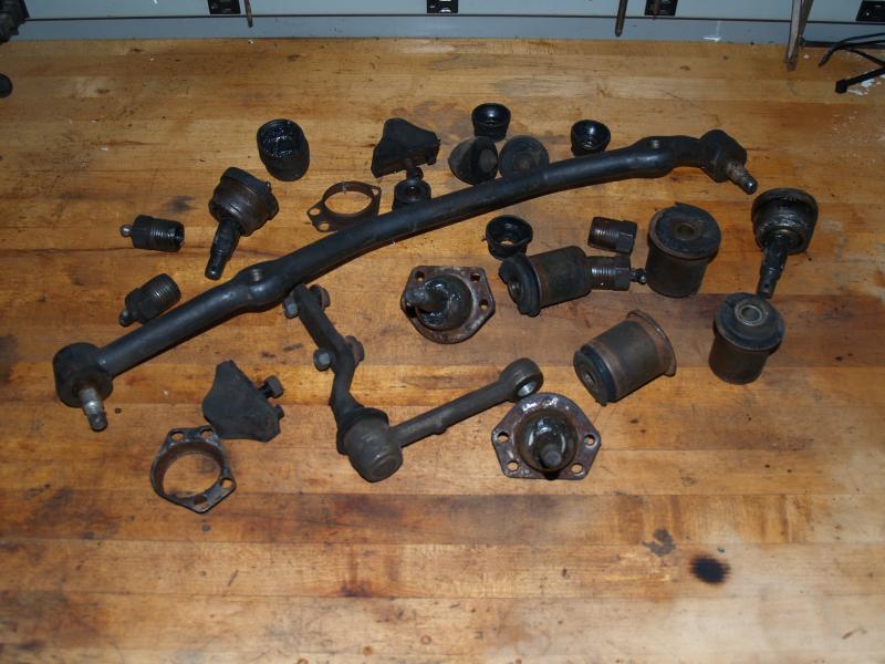 Old suspension/steering parts