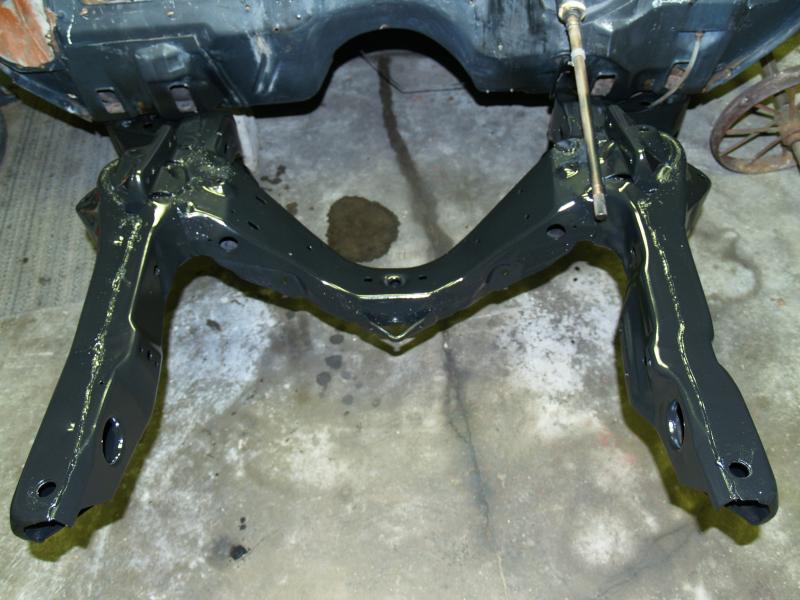 final coat Eastwood chassis black