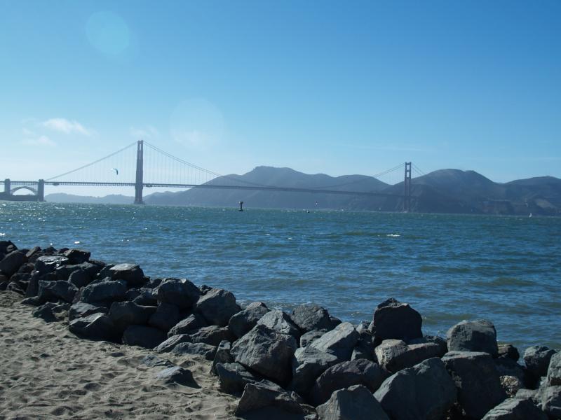 The Golden Gate Bridge from Crissy Field