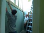 Working on Dan and Carmen's window