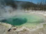 Bubbling pool Yellowstone Park