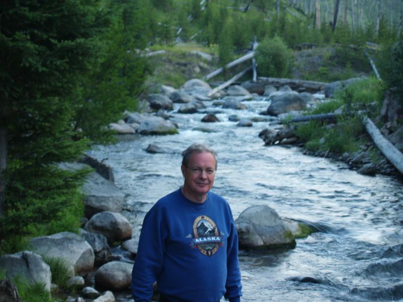 Bruce at Tower Falls Campground Yellowstone Park