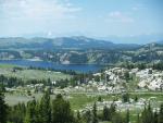 Mountain lake along beartooth highway