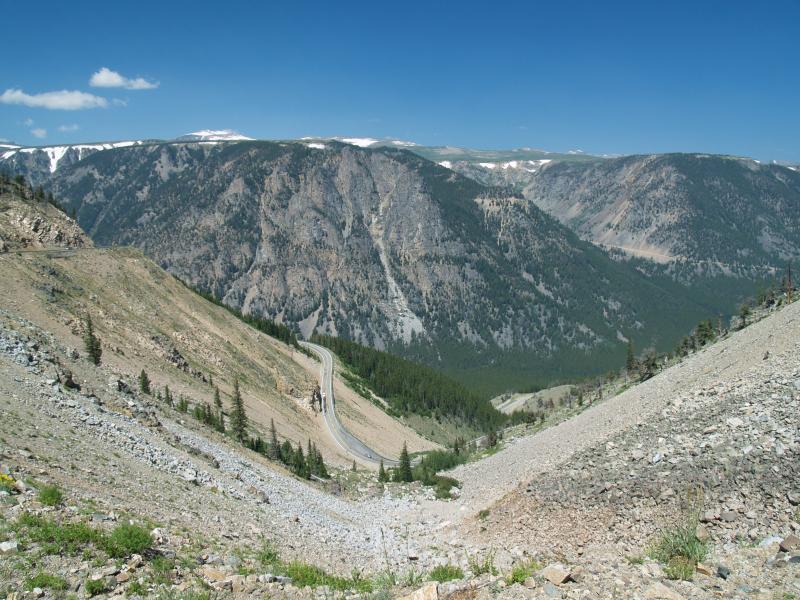 Along beartooth highway US-212