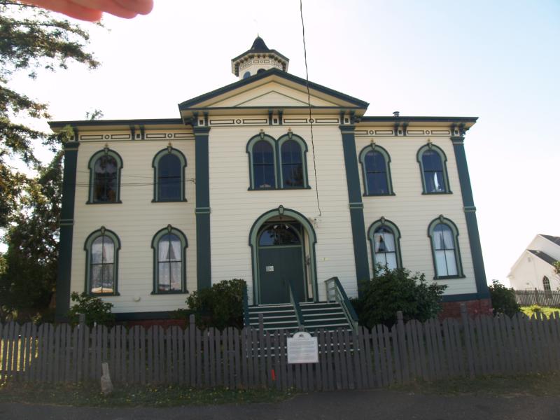 Potter School House in Bodego CA. featured in Hitchcock's "The Birds"