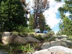 At our campsite, Island Lake C.G. on US-212
