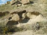 Wind swept rocks, Theodore Roosevelt N. P.