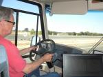 Bruce, our fearless driver taking us on our camping adventure with the kids.