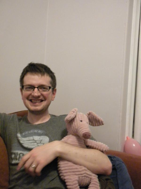 Steve with a friend