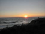 Sunset over the Pacific Ocean