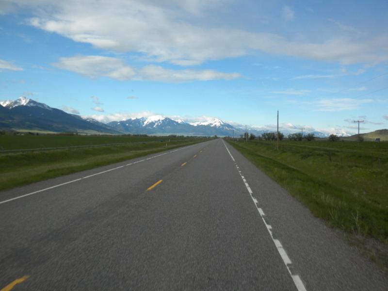 Mountains on the horizon