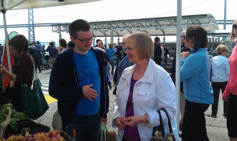 Steve and Bonnie - Farmer's Market - San Francisco