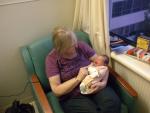 Grandma holding Elsa
