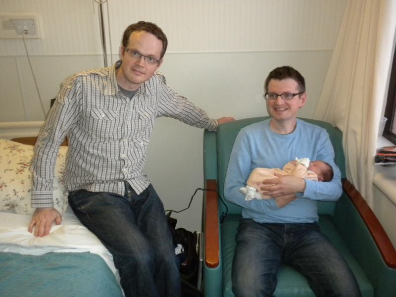 Elsa, Dad and, Uncle Steve
