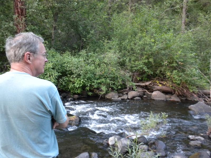 A stream by our campground