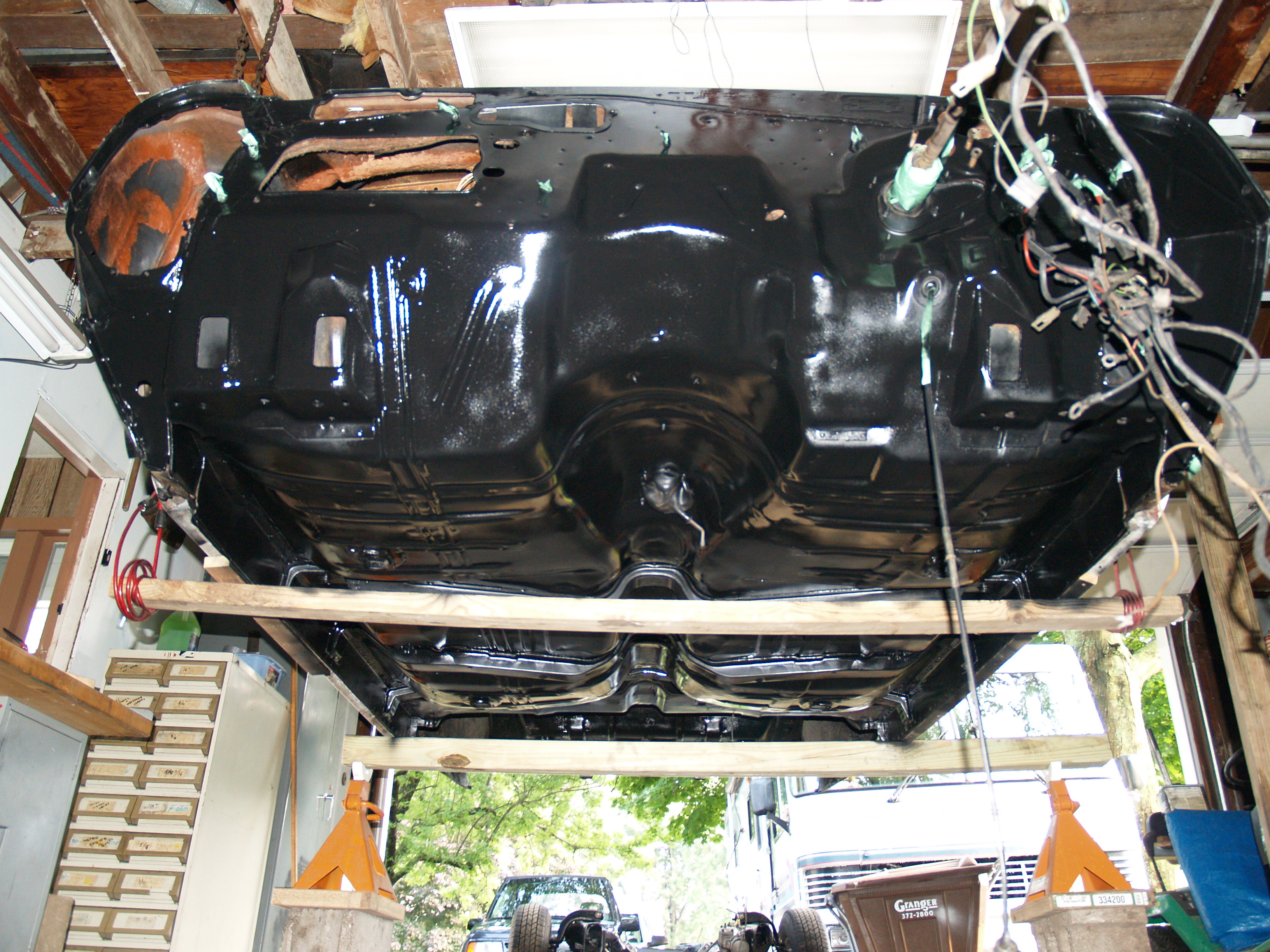 Finished view from the front