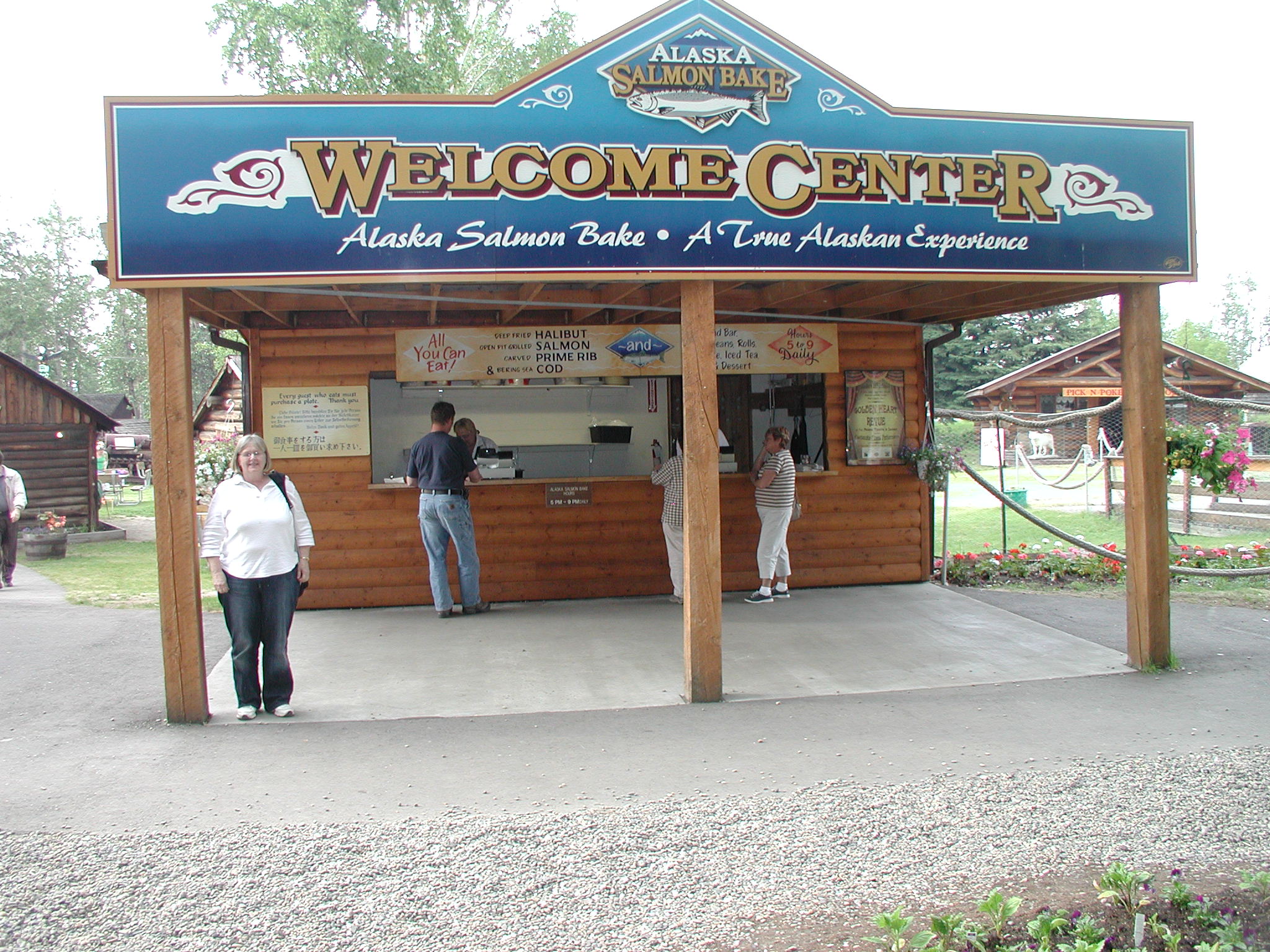 Salmon Bake Pioneer Village Fairbanks