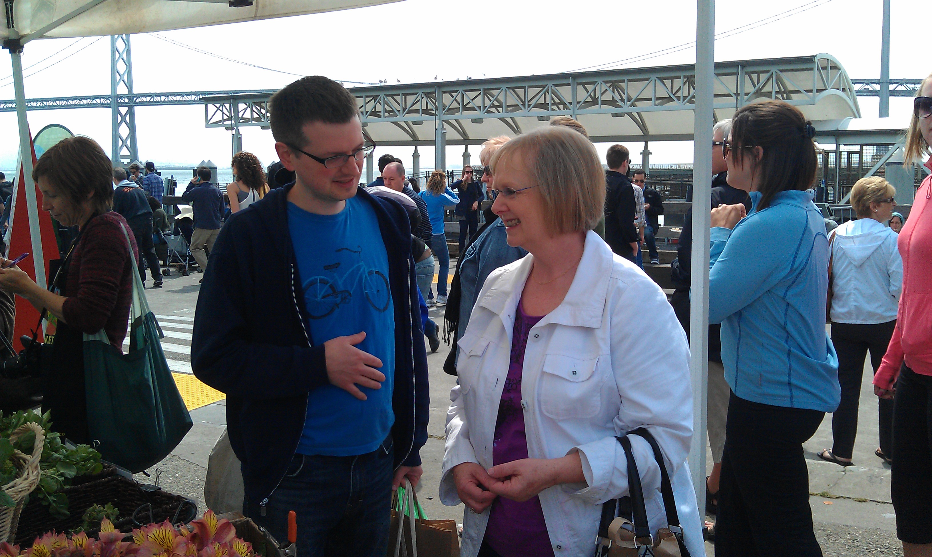 Steve and Bonnie - Farmer's Market - San Francisco