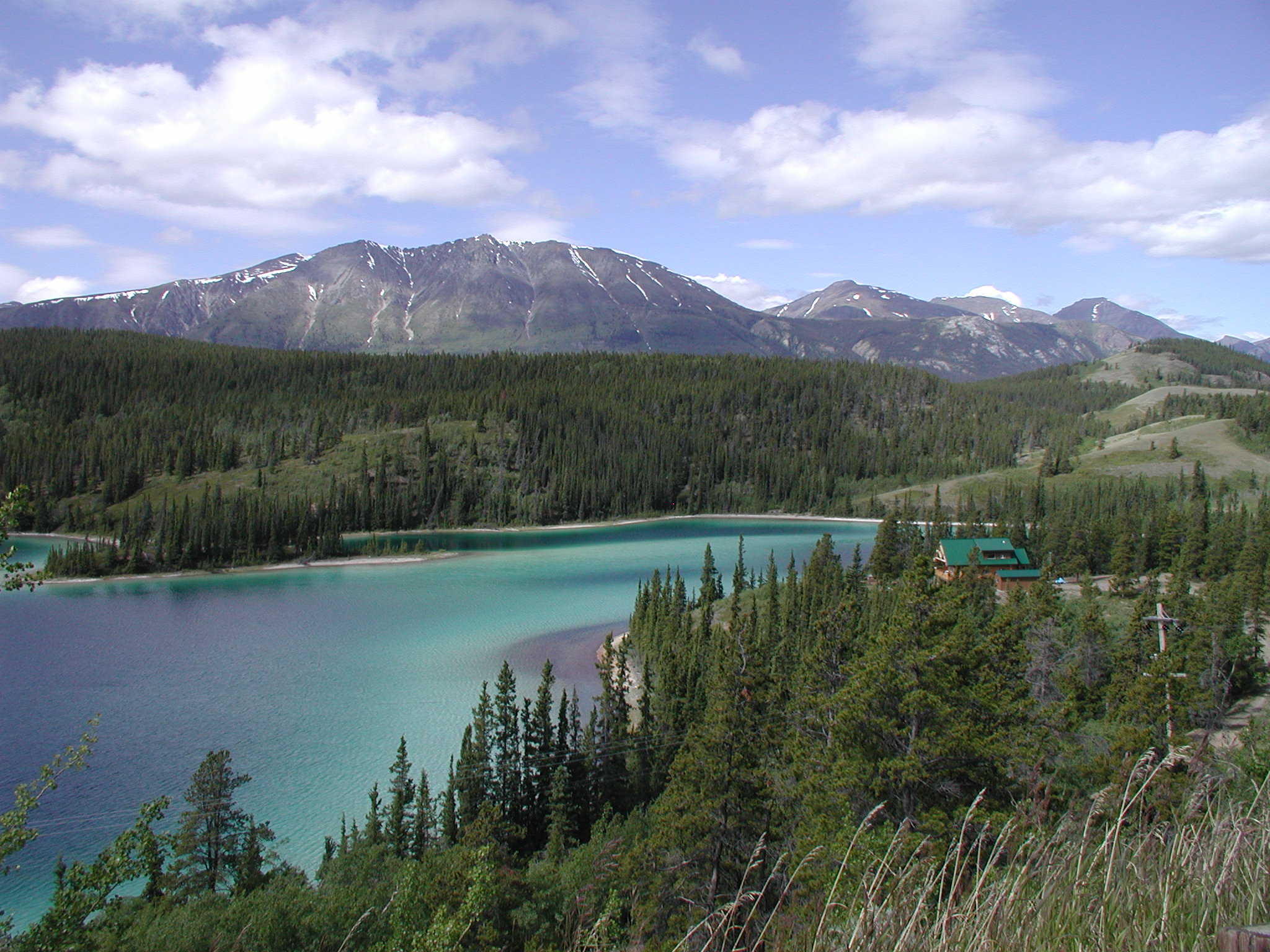 Emerald Lake, on road to Skagway